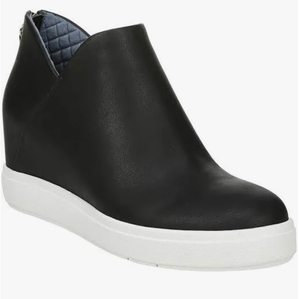 NWOT | DR. SCHOLLS | Madison Hi Wedge Sneaker  Bootie | Black | Size 9.5 - Picture 9 of 9